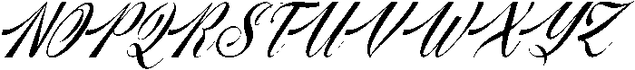 Larfioda Italic otf (400) Font UPPERCASE