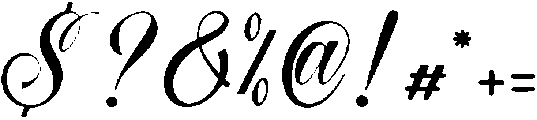 Larfioda otf (400) Font OTHER CHARS