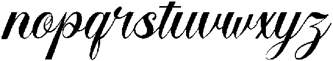 Larfioda otf (400) Font LOWERCASE