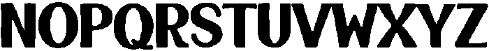 Large Block Regular otf (400) Font UPPERCASE