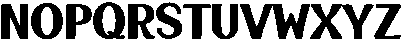 Large Block Regular otf (400) Font LOWERCASE