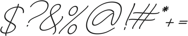 Larianti Slant Bold Bold Italic otf (700) Font OTHER CHARS