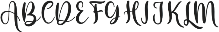 Larinda Regular otf (400) Font UPPERCASE