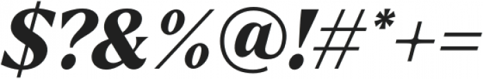 Larken ExtraBold Italic otf (700) Font OTHER CHARS