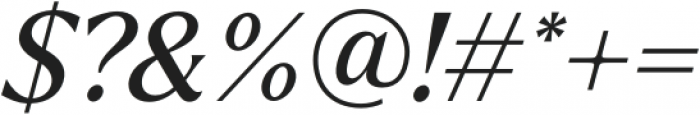 Larken Italic otf (400) Font OTHER CHARS