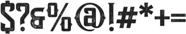 Larkham Western Font Aged Normal otf (400) Font OTHER CHARS