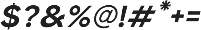 Laro SemiBold Italic otf (600) Font OTHER CHARS