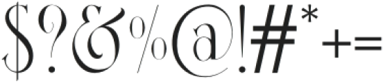 Larome-Regular otf (400) Font OTHER CHARS