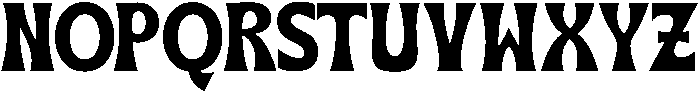 Larson Regular otf (400) Font UPPERCASE