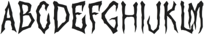 LartzorRegular otf (400) Font UPPERCASE