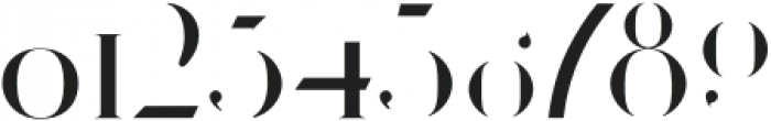 Larumi Regular Stencil otf (400) Font OTHER CHARS