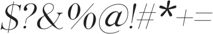 Laskey Italic otf (400) Font OTHER CHARS