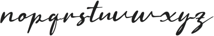 Last Knotes Italic otf (400) Font LOWERCASE