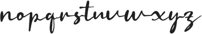 Last Knotes otf (400) Font LOWERCASE
