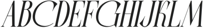 Last Royal Italic otf (400) Font UPPERCASE