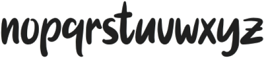 LastLucky otf (400) Font LOWERCASE