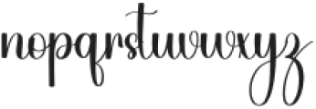 Lastnight Regular otf (400) Font LOWERCASE