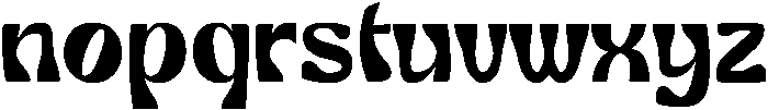 Lastone-Regular otf (400) Font LOWERCASE