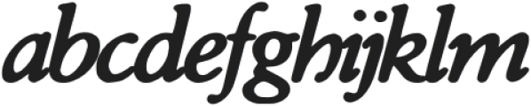 Late Eighties Bold otf (700) Font LOWERCASE