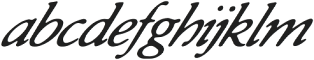 Late Eighties Italic otf (400) Font LOWERCASE