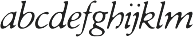 Late Eighties Light otf (300) Font LOWERCASE