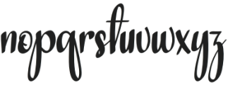 Latest Handwriting Regular otf (400) Font LOWERCASE