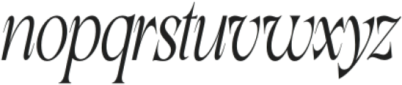 Lathasterie Condensed Italic otf (400) Font LOWERCASE