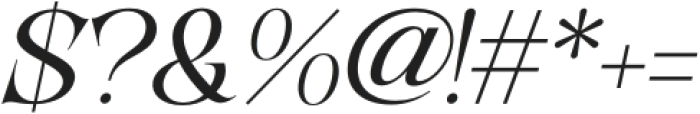 Lathasterie Expanded Italic otf (400) Font OTHER CHARS