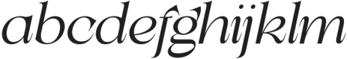 Lathasterie Expanded Italic otf (400) Font LOWERCASE