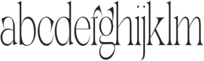 Lathasterie Extra Light Condensed otf (200) Font LOWERCASE