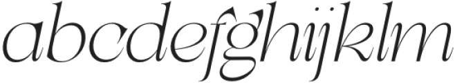 Lathasterie Extra Light Expanded Italic otf (200) Font LOWERCASE