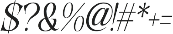 Lathasterie Italic otf (400) Font OTHER CHARS