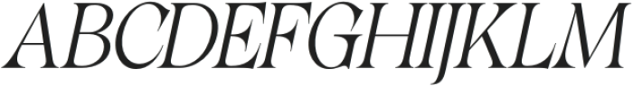 Lathasterie Italic otf (400) Font UPPERCASE