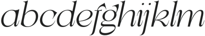 Lathasterie Light Expanded Italic otf (300) Font LOWERCASE