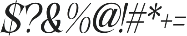 Lathasterie Medium Italic otf (500) Font OTHER CHARS