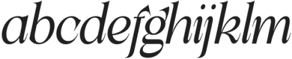 Lathasterie Medium Italic otf (500) Font LOWERCASE