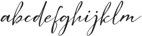 Latifah Cigarillos Italic otf (400) Font LOWERCASE