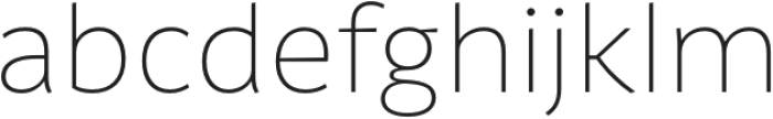 Latina Thin otf (100) Font LOWERCASE