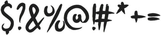 Latinbrush otf (400) Font OTHER CHARS