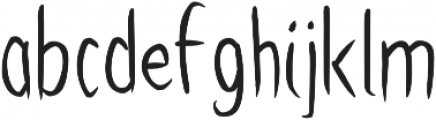 Latinbrushlight otf (300) Font LOWERCASE