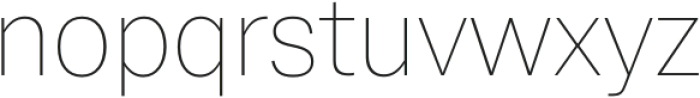 Latino Gothic Thin otf (100) Font LOWERCASE
