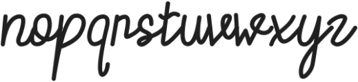 Latsabine otf (400) Font LOWERCASE