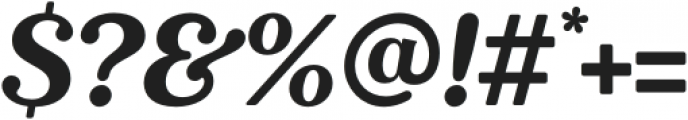 Latte Bold Italic otf (700) Font OTHER CHARS