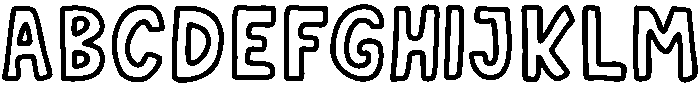 Latte Regular otf (400) Font UPPERCASE