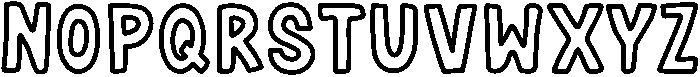 Latte Regular otf (400) Font UPPERCASE