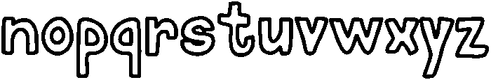 Latte Regular otf (400) Font LOWERCASE