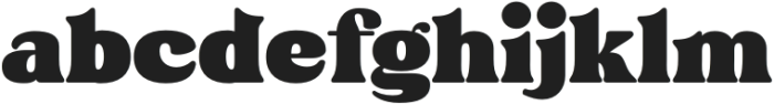 Lattery Regular otf (400) Font LOWERCASE