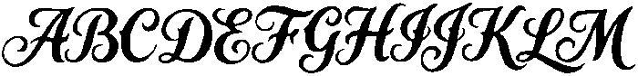 Latuna Gloss otf (400) Font UPPERCASE