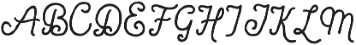 Latype Script otf (400) Font UPPERCASE