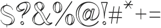 Laura Serif-Line otf (400) Font OTHER CHARS